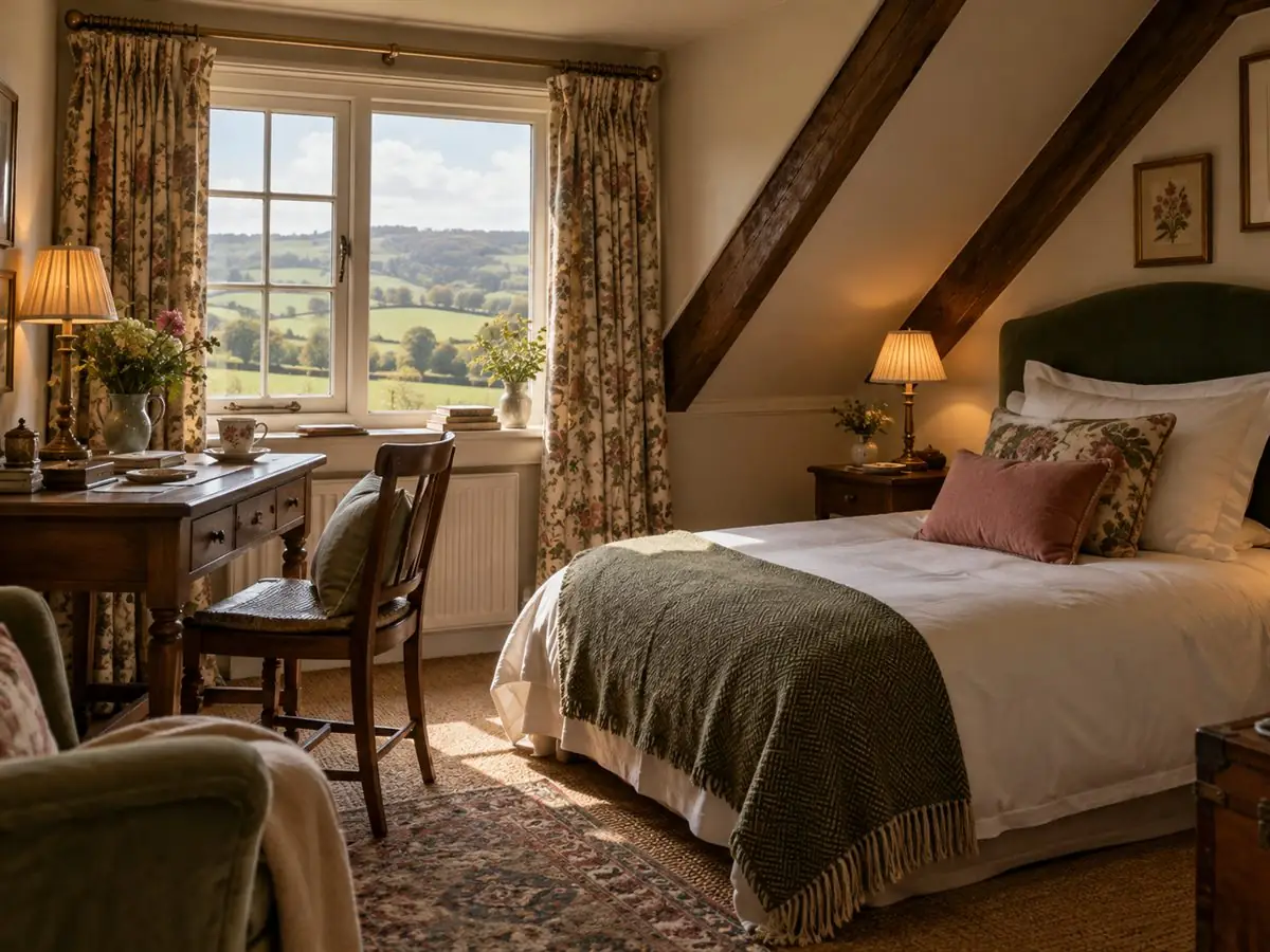 Cosy single room under the eaves